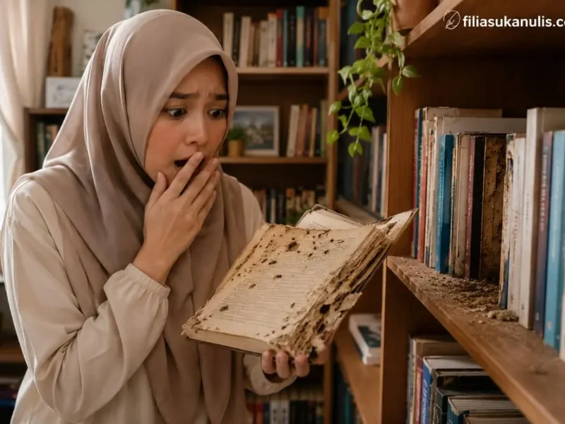 koleksi novel diserang rayap