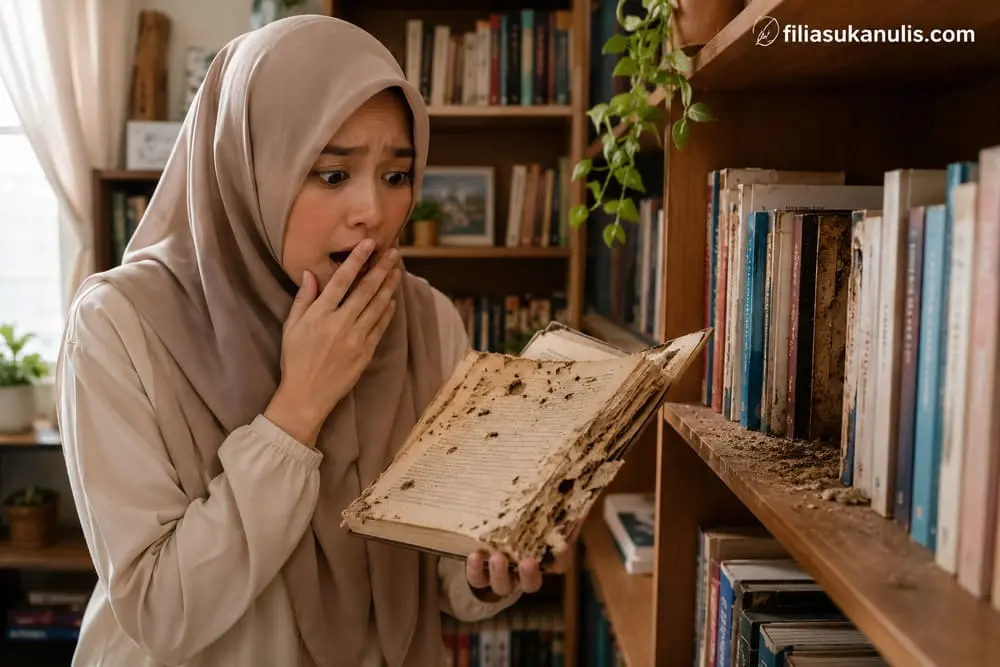 koleksi novel diserang rayap
